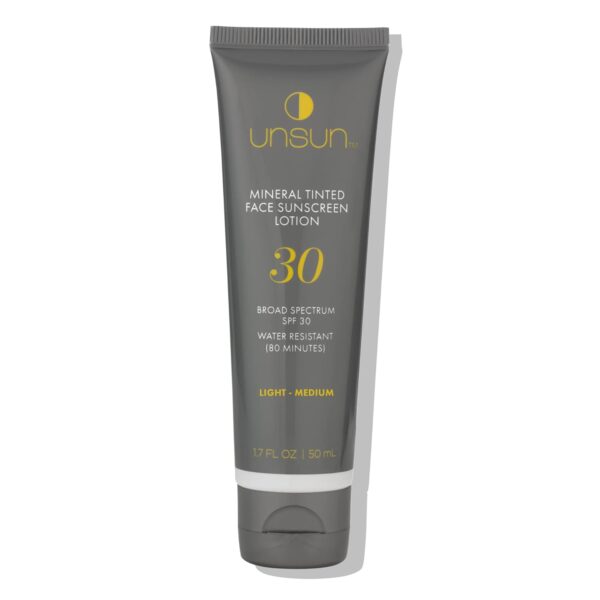 Unsun Mineral Tinted Face Sunscreen With Broad Spectrum Spf 30 - Water-resistant Review